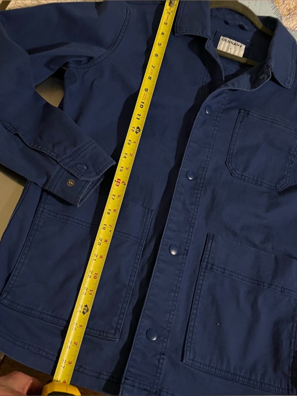 Classic blue chore jacket. Small. - Picture 7 of 8